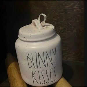 Pink Bunny Kisses Jar RAE DUNN